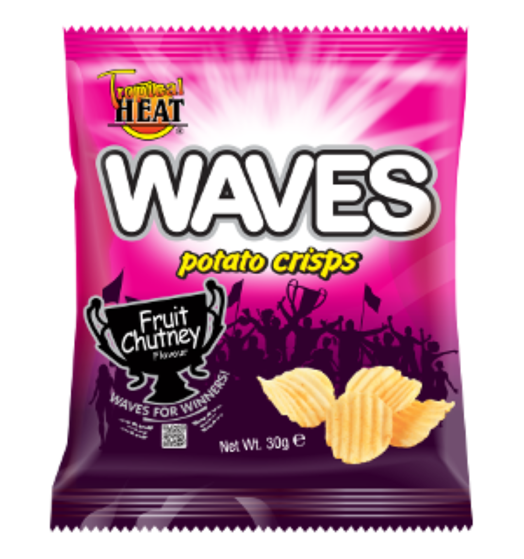 WAVES CRISPS FRUIT CHUTNEY 30G